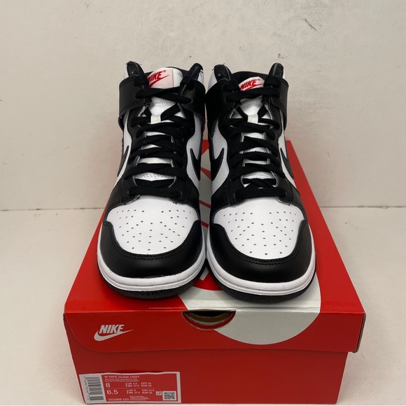 Nike Dunk High WMNS “Panda/Black White” 2023 - Picture 2 of 4